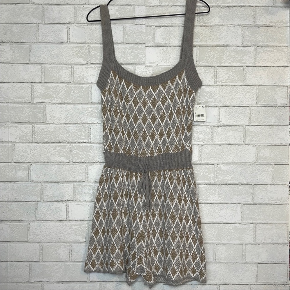 Free People Dream Diamonds Romper NWT - Picture 3 of 5